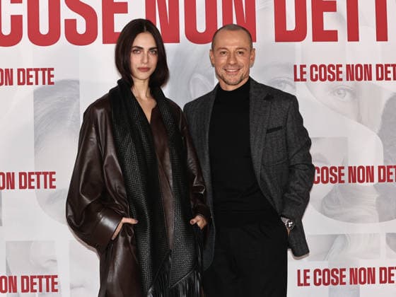 Rome, Palazzo Naiadi, photocall for the film Things Left Unsaid. Pictured: Miriam Leone, Stefano Accorsi  Copyright: xMarcoxProvvisionatox xipa-agency.netx xMarcoxProvvisionatox IPA_Agency_IPA70456082