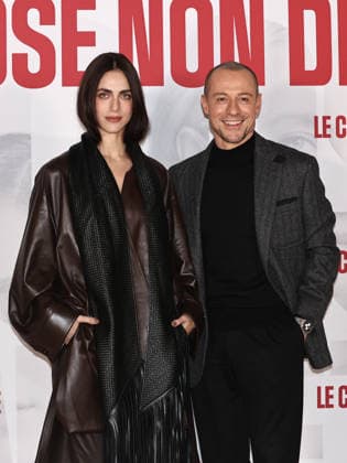 Rome, Palazzo Naiadi, photocall for the film Things Left Unsaid. Pictured: Miriam Leone, Stefano Accorsi  Copyright: xMarcoxProvvisionatox xipa-agency.netx xMarcoxProvvisionatox IPA_Agency_IPA70456084