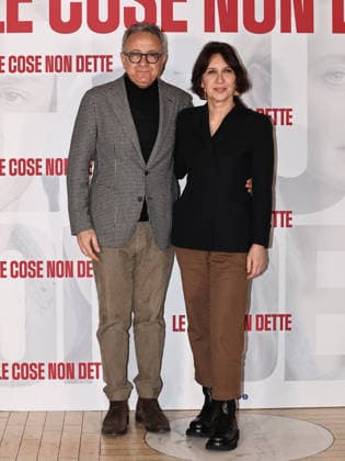 Rome, Palazzo Naiadi, photocall for the film Things Left Unsaid. Pictured: Paolo Del Brocco, Raffaella Leone  Copyright: xMarcoxProvvisionatox xipa-agency.netx xMarcoxProvvisionatox IPA_Agency_IPA70456636