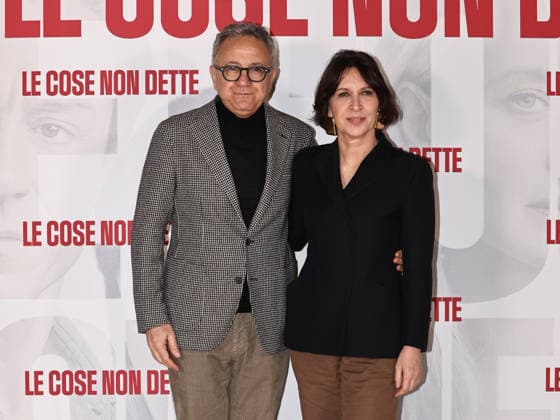 Rome, Palazzo Naiadi, photocall for the film Things Left Unsaid. Pictured: Paolo Del Brocco, Raffaella Leone  Copyright: xMarcoxProvvisionatox xipa-agency.netx xMarcoxProvvisionatox IPA_Agency_IPA70456643
