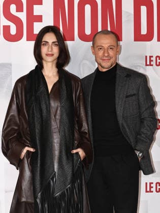 Rome, Palazzo Naiadi, photocall for the film Things Left Unsaid. Pictured: Miriam Leone, Stefano Accorsi  Copyright: xMarcoxProvvisionatox xipa-agency.netx xMarcoxProvvisionatox IPA_Agency_IPA70456071
