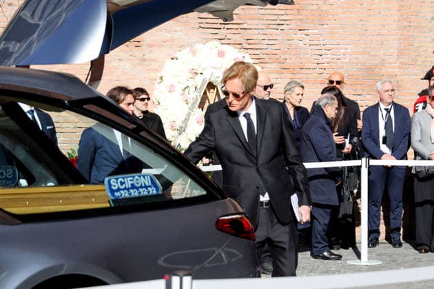 Rome, Death of Valentino Garavani - Funeral in the Basilica of Santa Maria degli Angeli e dei Martiri - exits - In the photo: Vernon Bruce Hoeksema  Copyright: xGiandomenicoxD Angelox xipa-agency.netx xD AngeloxD AvanzoxLandix IPA_Agency_IPA70455227