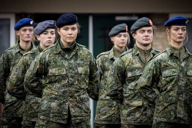 Ermelo, The Netherlands, 2026-01-23 12:12:38 ERMELO, January 23, 2026, Defensity College. Princess Amalia has completed General Military Training (AMO) and has been promoted to corporal. The AMO is part of the program she is following at Defensity College. Now that she has completed the AMO, the Princess of Orange will wear a military uniform when working for the Ministry of Defence. She will continue her training and is currently working as a student worker at the Defence Staff. PHOTO: NLBeeld POOL Patrick van Katwijk Credit: NL Beeld Patrick van Emst  Copyright: xx x