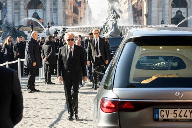 January 23, 2026, Roma: A handout photo, provided by Fondazione Garavani Giammetti, shows Giancarlo Giammetti during Valentino Garavani s funeral, in the Basilica of S. Maria degli Angeli e dei Martiri, Rome, January 23, 2026, ANSA ess office handout +++ ANSA PROVIDES ACCESS TO THIS HANDOUT PHOTO TO BE USED SOLELY TO ILLUSTRATE NEWS REPORTING OR COMMENTARY ON THE FACTS OR EVENTS DEPICTED IN THIS IMAGE - NO ARCHIVING - NO LICENSING - NPK Roma  - ZUMAa110 20260123_zaf_a110_109 Copyright: xFondazionexGaravanixGiammettixPrx