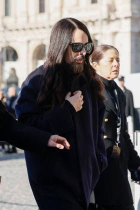 Valentino Funeral Arrivals - Rome Alessandro Michele attends the fashion designer Valentino’s funeral, held at the Basilique Santa Maria degli Angeli, on January 23, 2026 in Rome, Italy. Photo by Marco Piovanotto Abacapress.com Rome Italy  Copyright: xPiovanottoxMarco ABACAx