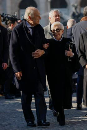 Valentino Funeral Arrivals - Rome Anna Fendi attend the fashion designer Valentino’s funeral, held at the Basilique Santa Maria degli Angeli, on January 23, 2026 in Rome, Italy. Photo by Marco Piovanotto Abacapress.com Rome Italy  Copyright: xPiovanottoxMarco ABACAx