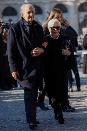 Valentino Funeral Arrivals - Rome Anna Fendi attend the fashion designer Valentino’s funeral, held at the Basilique Santa Maria degli Angeli, on January 23, 2026 in Rome, Italy. Photo by Marco Piovanotto Abacapress.com Rome Italy  Copyright: xPiovanottoxMarco ABACAx