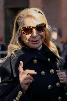 Valentino Funeral Arrivals - Rome Francesca Lo Schiavo attends the fashion designer Valentino’s funeral, held at the Basilique Santa Maria degli Angeli, on January 23, 2026 in Rome, Italy. Photo by Marco Piovanotto Abacapress.com Rome Italy  Copyright: xPiovanottoxMarco ABACAx