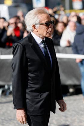 Valentino Funeral Arrivals - Rome Giancarlo Giammetti attends fashion designer Valentino’s funeral, held at the Basilique Santa Maria degli Angeli, on January 23, 2026 in Rome, Italy. Photo by Marco Piovanotto Abacapress.com Rome Italy  Copyright: xPiovanottoxMarco ABACAx