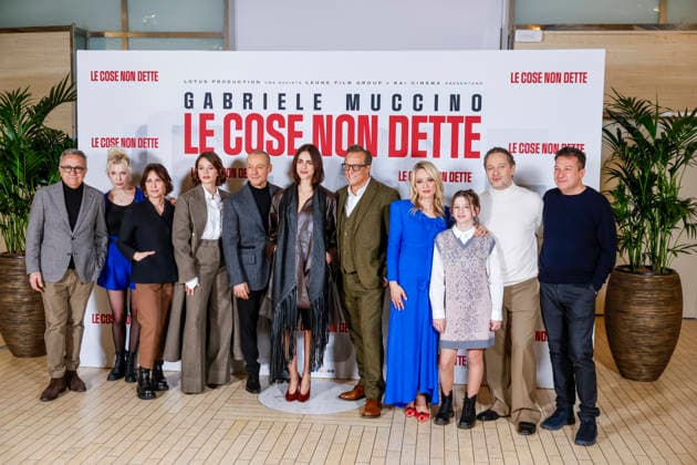 January 23, 2026, Rome, Rome, Italy: Photocall for the film Le Cose non Dette, pictured is Gabriele Muccino with the cast. . Rme, Italy 23 January 2026 Rome Italy  - ZUMAa289 20260123_zia_a289_180 Copyright: xCristianoxMinichiellox