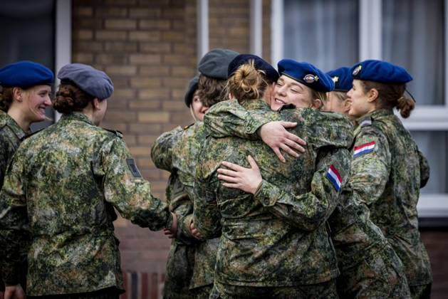 Princess Amalia promoted to corporal, Ermelo, The Netherlands Princess Amalia has completed General Military Training (AMO) and has been promoted to corporal. The AMO is part of the program she is following at Defensity College. Now that she has completed the AMO, the Princess of Orange will wear a military uniform when working for the Ministry of Defence. She will continue her training and is currently working as a student worker at the Defence Staff. Ermelo, January 23, 2026, Defensity College. Photo by Bruno Press ABACAPRESS.COM Ermelo Netherlands  Copyright: xBrunoxPress ABACAx