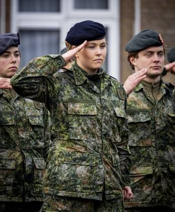 Princess Amalia promoted to corporal, Ermelo, The Netherlands Princess Amalia has completed General Military Training (AMO) and has been promoted to corporal. The AMO is part of the program she is following at Defensity College. Now that she has completed the AMO, the Princess of Orange will wear a military uniform when working for the Ministry of Defence. She will continue her training and is currently working as a student worker at the Defence Staff. Ermelo, January 23, 2026, Defensity College. Photo by Bruno Press ABACAPRESS.COM Ermelo Netherlands  Copyright: xBrunoxPress ABACAx