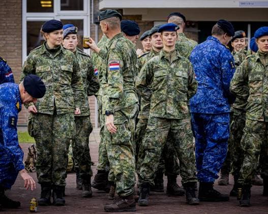 Princess Amalia promoted to corporal, Ermelo, The Netherlands Princess Amalia has completed General Military Training (AMO) and has been promoted to corporal. The AMO is part of the program she is following at Defensity College. Now that she has completed the AMO, the Princess of Orange will wear a military uniform when working for the Ministry of Defence. She will continue her training and is currently working as a student worker at the Defence Staff. Ermelo, January 23, 2026, Defensity College. Photo by Bruno Press ABACAPRESS.COM Ermelo Netherlands  Copyright: xBrunoxPress ABACAx