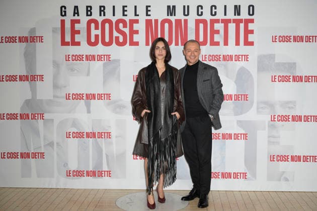Le cose non dette photocall in Roma, Italy - 23Jan 2026 Miriam Leone (l) and Stefano Accorsi (r) attend the photocall of movie Le cose non dette at Naiadi Hotel. Rome Italy Copyright: xMarioxCartellix xSOPAxImagesx _DSC0948