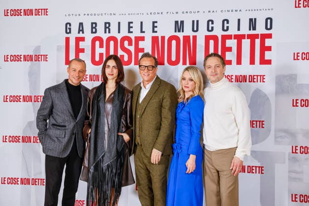 Photocall for the film The Unsaid Things Photocall for the film Le Cose Non Tette (Unsaid Things), pictured: Gabriele Muccino with Stefano Accorsi, Miriam Leone, Carolina Crescentini, and Claudio Santamaria . Rme, Italy 23 January 2026, Credit:Cristiano Minichiello Avalon Italy, Rome  Copyright: xCristianoxMinichiellox xAvalonx 1068612356