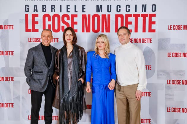 Photocall for the film The Unsaid Things Photocall for the film Le Cose Non Tette (Unsaid Things), pictured are Stefano Accorsi, Miriam Leone, Carolina Crescentini, and Claudio Santamaria. . Rme, Italy 23 January 2026, Credit:Cristiano Minichiello Avalon Italy, Rome  Copyright: xCristianoxMinichiellox xAvalonx 1068612397