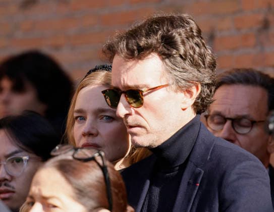 Valentino’s funeral arrivals ROME, ITALY - JANUARY 23: Natalja Vodjanova, Antoine Arnault attends the fashion designer Valentino Garavani’s funeral, held at the Basilique Santa Maria degli Angeli, on January 23, 2026 in Rome, Italy. Photo by Marco Piovanotto Abacapress.com  Copyright: xPiovanottoxMarco ABACAx