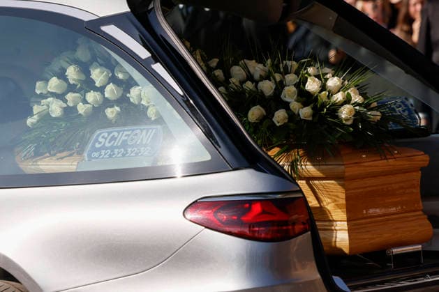 Valentino’s funeral arrivals ROME, ITALY - JANUARY 23: atmosphere at the fashion designer Valentino Garavani’s funeral, held at the Basilique Santa Maria degli Angeli, on January 23, 2026 in Rome, Italy. Photo by Marco Piovanotto Abacapress.com  Copyright: xPiovanottoxMarco ABACAx