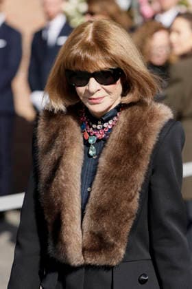 Valentino’s funeral arrivals ROME, ITALY - JANUARY 23: Anna Wintour attends the fashion designer Valentino garavani’s funeral, held at the Basilique Santa Maria degli Angeli, on January 23, 2026 in Rome, Italy. Photo by Marco Piovanotto Abacapress.com  Copyright: xPiovanottoxMarco ABACAx