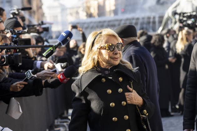 Funeral of the Italian fashion designer Valentino Garavani in Rome ROME, ITALY - JANUARY 23: (----EDITORIAL USE ONLY - MANDATORY CREDIT - FONDAZIONE VALENTINO GARAVANI E GIANCARLO GIAMMETTI HANDOUT - NO MARKETING NO ADVERTISING CAMPAIGNS - DISTRIBUTED AS A SERVICE TO CLIENTS----) Francesca Lo Schiavo arrives at the Basilica di Santa Maria degli Angeli e dei Martiri to attend the funeral ceremony of the late Italian fashion designer Valentino Gavarani in Rome, Italy on January 23, 2026. Fondazione Valentino Garavani e Giancarlo Giammetti Handout Anadolu Rome Italy. Editorial use only. Please get in touch for any other usage.  Copyright: x2026xAnadoluxFondazionexValentinoxGaravanixexGiancarloxGiammettix xHandoutx