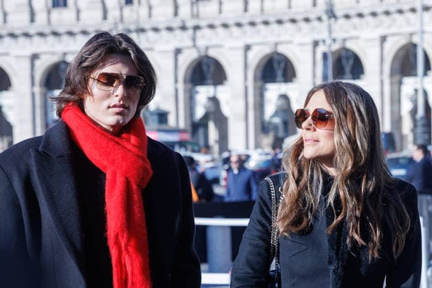 Photo IPP Emanuela Vertolli Gruppo Editoriale LiveMedia Rome 23 01 2026 In photo Elizabeth Liz Hurley arrives at Valentino Garavani s funeral on January 23rd , 2026 at Basilica S Maria degli Angeli e dei Martiri, Rome, Italy Italy Photo Press World Copyright
