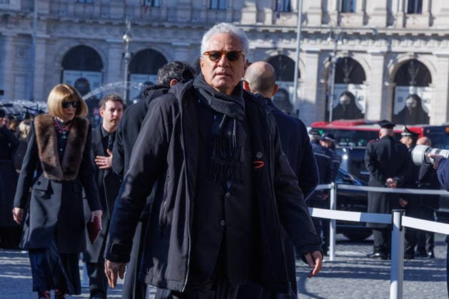 Photo IPP Emanuela Vertolli Gruppo Editoriale LiveMedia Rome 23 01 2026 In the photo Francesco Rutelli arrives at Valentino Garavani s funeral on January 23rd , 2026 at Basilica S Maria degli Angeli e dei Martiri, Rome, Italy Italy Photo Press World Copyright