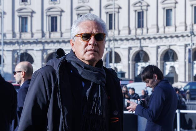 Photo IPP Emanuela Vertolli Gruppo Editoriale LiveMedia Rome 23 01 2026 In the photo Francesco Rutelli arrives at Valentino Garavani s funeral on January 23rd , 2026 at Basilica S Maria degli Angeli e dei Martiri, Rome, Italy Italy Photo Press World Copyright