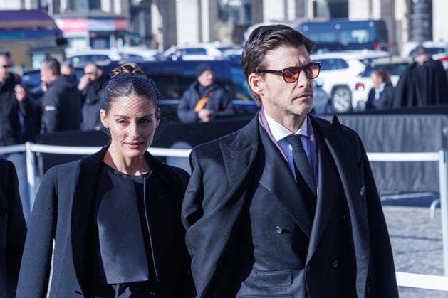 IPP Photo Emanuela Vertolli Editorial Group LiveMedia Rome 23 01 2026 In the photo Olivia Palermo arrives at Valentino Garavani s funeral on January 23rd , 2026 at Basilica S Maria degli Angeli e dei Martiri, Rome, Italy Italy Photo Press World Copyright