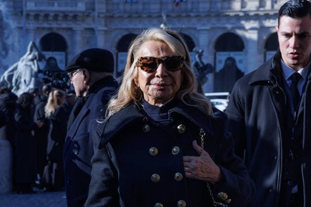 IPP Photo Emanuela Vertolli LiveMedia Publishing Group Rome 23 01 2026 In the photo Francesca Lo Schiavo arrives at Valentino Garavani s funeral on January 23rd , 2026 at Basilica S Maria degli Angeli e dei Martiri, Rome, Italy Italy Photo Press World Copyright