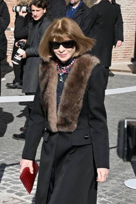 January 23, 2026, Rome, Italy: ANNA WINTOUR is spotted outside the funeral of fashion designer Valentino Garavani. Rome Italy  - ZUMAa289 20260123_zia_a289_091 Copyright: xMariaxLauraxAntonellix