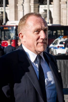 Funeral ceremony for the late Italian fashion designer Valentino Gavarani at Basilica di Santa Maria degli Angeli e dei Martiri in Rome, Italy, on 23 January, 2026. Francois-Henri Pinault is seen at the funeral ceremony for the late Italian fashion designer Valentino Gavarani at Basilica di Santa Maria degli Angeli e dei Martiri in Rome, Italy, on 23 January, 2026., Credit:Stefano Costantino TTL Avalon Italy, Rome  Copyright: xStefanoxCostantinoxTTLx xAvalonx 1068653919
