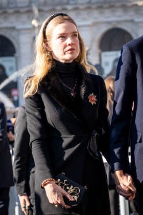 Funeral ceremony for the late Italian fashion designer Valentino Gavarani at Basilica di Santa Maria degli Angeli e dei Martiri in Rome, Italy, on 23 January, 2026. Natalia Vodianova is seen at the funeral ceremony for the late Italian fashion designer Valentino Gavarani at Basilica di Santa Maria degli Angeli e dei Martiri in Rome, Italy, on 23 January, 2026., Credit:Stefano Costantino TTL Avalon Italy, Rome  Copyright: xStefanoxCostantinoxTTLx xAvalonx 1068654053
