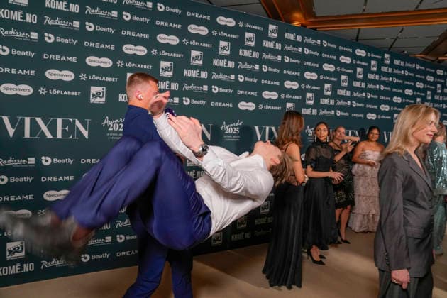 Vixen Awards 2025 Oslo, Norway 20260123 Guests arrive on the red carpet for the presentation of the Vixen Awards 2025 at the Radisson Blu Plaza Hotel in Oslo on Friday Photo Fredrik Varfjell NTB Oslo Norway rYXKFXAk4MU EDITORIAL USE ONLY Ref ENTrYXKFXAk4MU jpg  Copyright: xFredrikxVarfjellx xNTBx