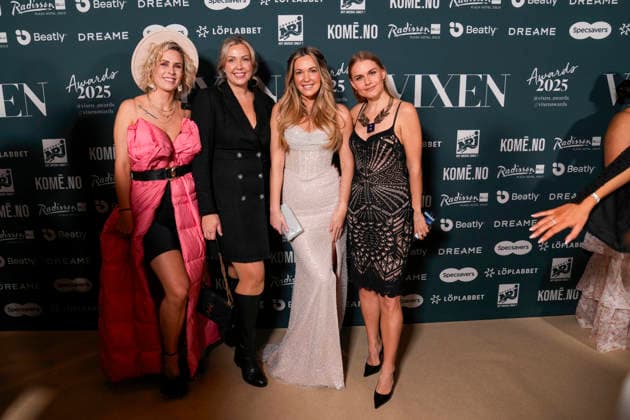 Vixen Awards 2025 Oslo, Norway 20260123 Monica Nyhus and Yrja Oftedahl, right, arriving on the red carpet for the presentation of the Vixen Awards 2025 at the Radisson Blu Plaza Hotel in Oslo on Friday Photo Fredrik Varfjell NTB Oslo Norway CVeHl21ozYE EDITORIAL USE ONLY Ref ENTCVeHl21ozYE jpg  Copyright: xFredrikxVarfjellx xNTBx