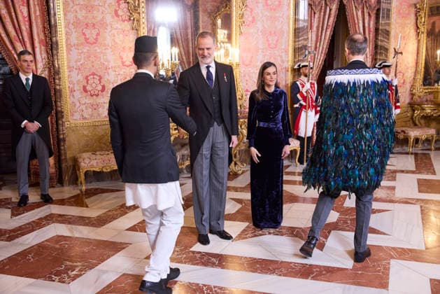 January 23, 2026, Madrid, Madrid, Spain: KING FELIPE VI of Spain, QUEEN LETIZIA of Spain receive the Diplomatic Corps accredited to Spain Madrid Spain - ZUMAc260 20260123_zep_c260_013 Copyright: xMikexChicorrox