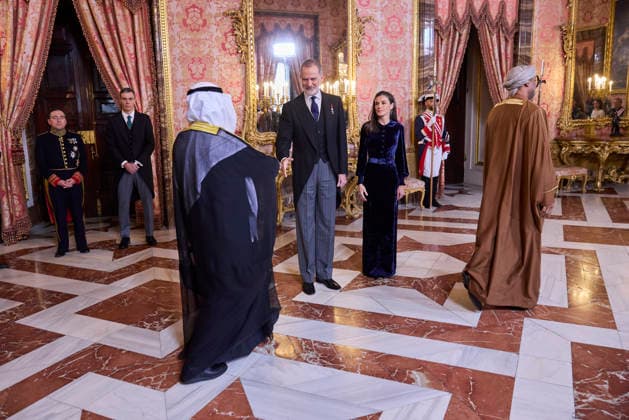January 23, 2026, Madrid, Madrid, Spain: KING FELIPE VI of Spain, QUEEN LETIZIA of Spain receive the Diplomatic Corps accredited to Spain Madrid Spain - ZUMAc260 20260123_zep_c260_015 Copyright: xMikexChicorrox