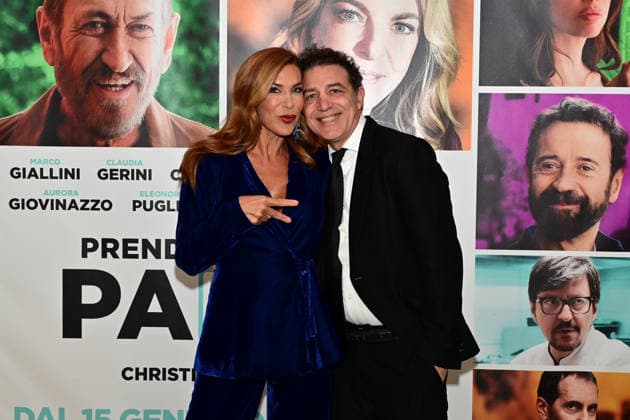 Naples 01 22 2026 Presentation of the film directed by Cristian Marazziti Let s Take a Break In the photo: Veronica Maya and director Cristian Marazziti  Copyright: xRobertoxJandolix xipa-agency.netx xRobertoxJandolix IPA_Agency_IPA70464829