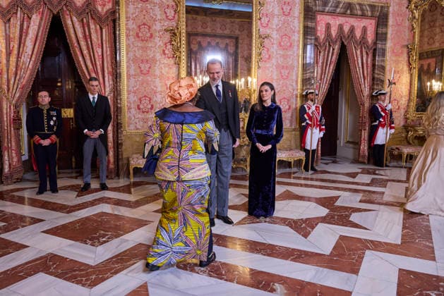 January 23, 2026, Madrid, Madrid, Spain: KING FELIPE VI of Spain, QUEEN LETIZIA of Spain receive the Diplomatic Corps accredited to Spain Madrid Spain - ZUMAc260 20260123_zep_c260_027 Copyright: xMikexChicorrox