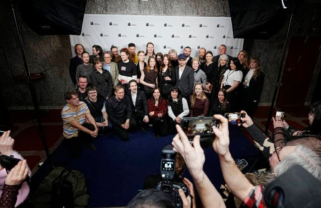 GÖTEBORG, SWEDEN 20260123 The team behind the film The Beekeeper arrives at the opening of the Gothenburg Film Festival at the Draken cinema The Beekeeper opens the festival GÖTEBORG SWEDEN x9200x  Copyright: xBjörnxLarssonxRosvall TTx GÖTEBORGS FILMFESTIVAL 2026 i-pJaEMbYNA