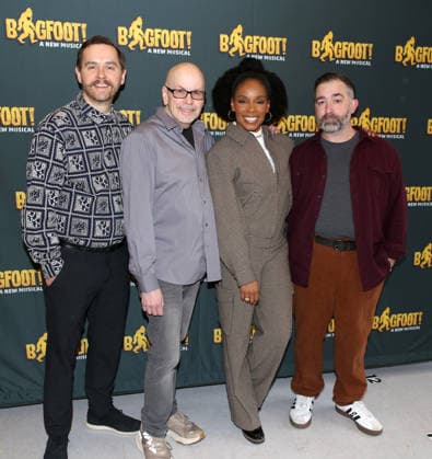 Bigfoot! Meet the Press Danny Mefford, David Schmoll, Amber Ruffin and Kevin Sciretta attending Bigfoot! Meet the Press held at MTC Rehearsal Studio on January 23, 2026 in New York City, NY New York City MTC Rehearsal Studio NY USA Copyright: xStevenxBergman AFF-USA.COMx