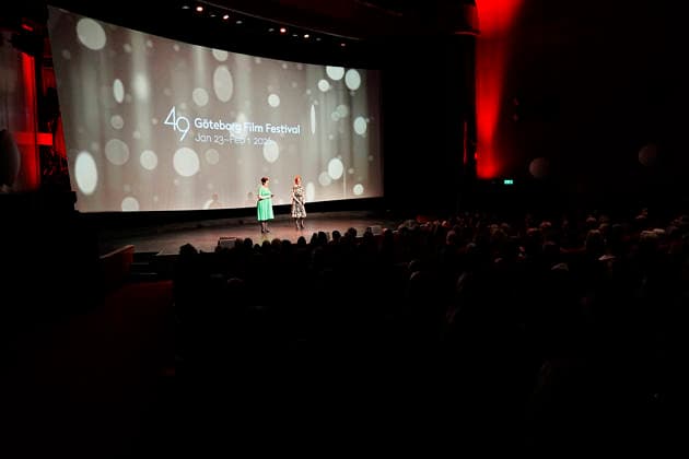 GÖTEBORG, SWEDEN 20260123 Festival CEO Mirja Wester and Festival Artistic Director Pia Lundberg speak at the opening of the Gothenburg Film Festival at Draken Cinema GÖTEBORG SWEDEN x9200x  Copyright: xBjörnxLarssonxRosvall TTx GÖTEBORGS FILMFESTIVAL 2026 OknNVLb6j-k