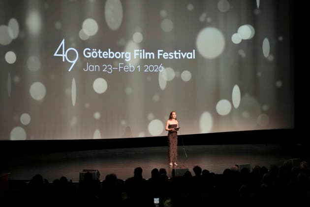 Actress Alicia Vikander speaks at the opening of the Gothenburg Film Festival, Sweden January 26, 2026 GÖTEBORG SWEDEN x9200x  Copyright: xBjörnxLarssonxRosvall TTx GOTHENBURG FILM FESTIVAL 2026 DyZw91AkyQA