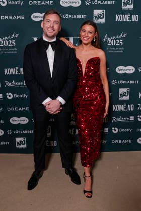 Vixen Awards 2025 Oslo, Norway 20260123 Niklas Silseth Baarli and Marte Bratberg, who will chair the Vixen Awards 2026, arrive on the red carpet for the presentation of the Vixen Awards 2025 at the Radisson Blu Plaza Hotel in Oslo on Friday Photo Fredrik Varfjell NTB Oslo Norway Mrp6rE2Bjiw EDITORIAL USE ONLY Ref ENTMrp6rE2Bjiw jpg  Copyright: xFredrikxVarfjellx xNTBx