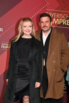 Sebastian Bezzel with his wife Johanna Christine Gehlen 47 Bavarian Film Award Prize, Award Prinzregententheater Munich January 23, 2026