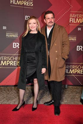 Sebastian Bezzel with his wife Johanna Christine Gehlen 47 Bavarian Film Award Prize, Award Prinzregententheater Munich January 23, 2026