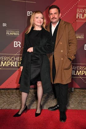 Sebastian Bezzel with his wife Johanna Christine Gehlen 47 Bavarian Film Award Prize, Award Prinzregententheater Munich January 23, 2026