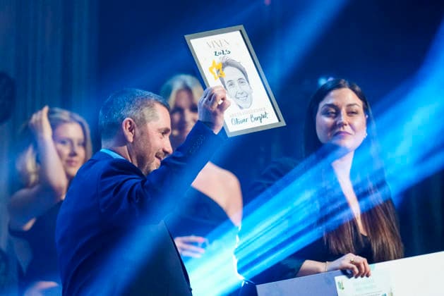 Vixen Awards 2025 Oslo, Norway 20260123 Influencer of the Year went to Oliver Bergseth, accepted by father and sister during the Vixen Awards 2025 ceremony at Radisson Blu Plaza Hotel in Oslo on Friday Photo Fredrik Varfjell NTB Oslo Norway roZC2OCXn08 EDITORIAL USE ONLY Ref ENTroZC2OCXn08 jpg  Copyright: xFredrikxVarfjellx xNTBx