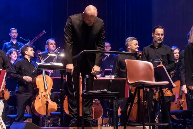 Croatia, Zagreb, 230126. Trg Stjepana Radica. Gregory Porter and the Zagreb Philharmonic Orchestra, as part of the 17th JazzZg festival, held a concert at the Vatroslav Lisinski Concert Hall. Photo: Darko Tomas CROPIX Copyright: xxDarkoxTomasx porter22-230126