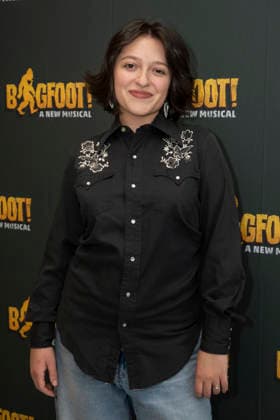 January 23, 2026, New York, New York, USA: KATERINA MCCRIMMON poses for photos at Manhattan Theatre Club Studios to promote the debut of the upcoming show Bigfoot! at theÃ‚ New York City Center Stage I in New York. 23 January 2026 New York USA - ZUMAa265 20260123_zep_a265_014 Copyright: xEricxAcquayex