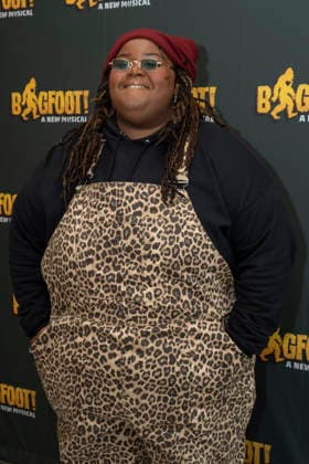 January 23, 2026, New York, New York, USA: JADE JONES poses for photos at Manhattan Theatre Club Studios to promote the debut of the upcoming show Bigfoot! at theÃ‚ New York City Center Stage I in New York. 23 January 2026 New York USA - ZUMAa265 20260123_zep_a265_018 Copyright: xEricxAcquayex
